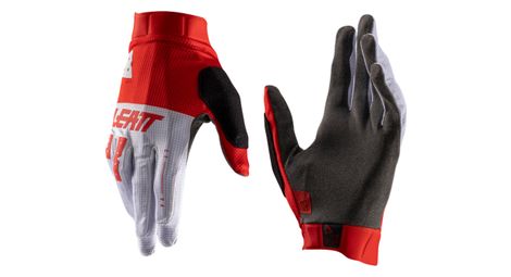 Gants Longs Leatt 1.0 GripR Rouge/Gris