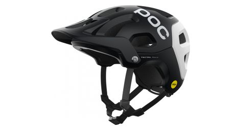 Casque poc tectal race mips noir / blanc