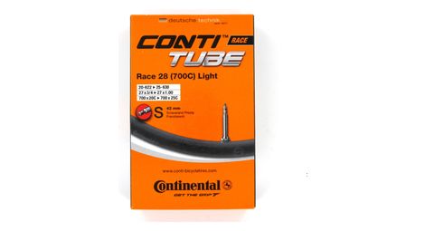 Continental race 28 light tube - 700x20c 700x25c presta