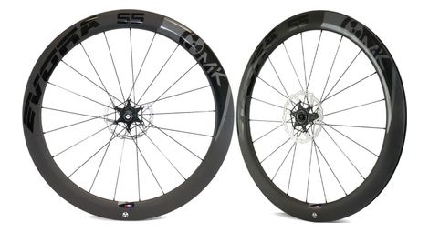 Paire de roue de route makadamm evora 55 disc xpremium à pneus - 1345gr la paire
