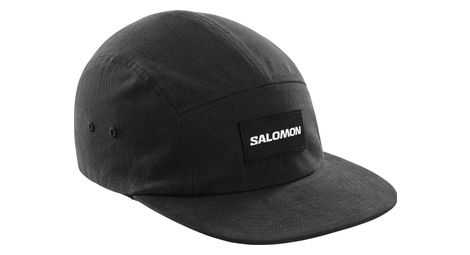 Salomon five panel cap schwarz unisex