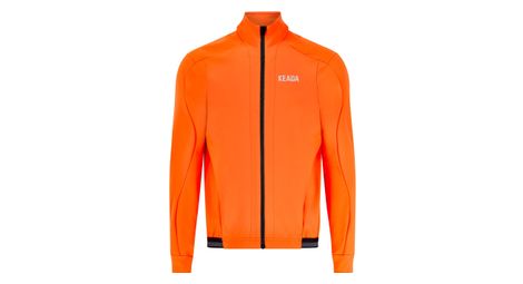 Veste storm orange - veste de cyclisme thermique pour homme