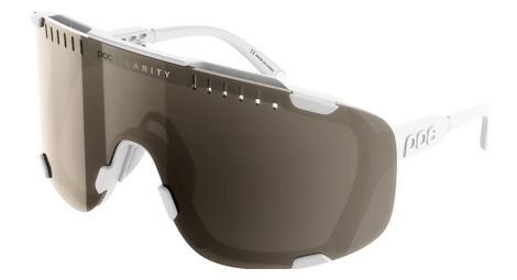 Lunettes poc devour hydrogen white / clarity trail partly sunny silver