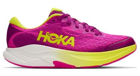 Chaussures Running Hoka Rincon 4 Rose/Jaune Enfant