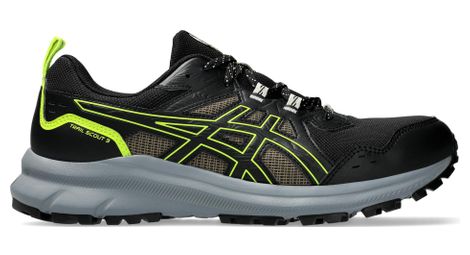 Chaussures trail asics trail scout 3 noir/jaune homme