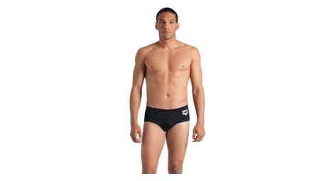 Arena one big logo men's low rise swimsuit black/silver