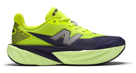 Zapatillas de running New Balance FuelCell Rebel Lace amarillas/azules para niños