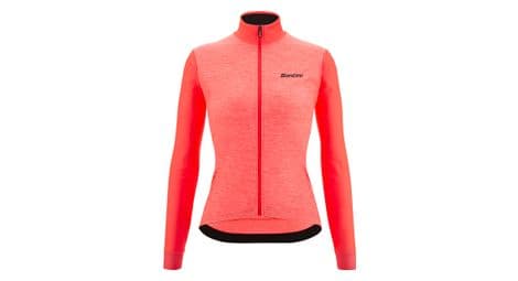 Maillot manches longues femme santini colore puro rose