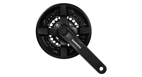 Pedalier shimano tourney fc ty501 6 7 8v noir 42 34 24 170mm