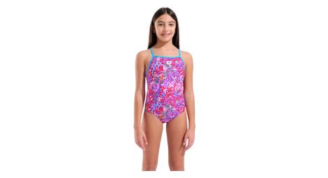 Bañador Arena Stars rosa/multicolor para niña