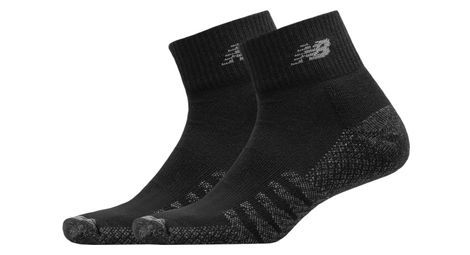 Socken (2 Paar) New Balance Coolmax Quarter Schwarz
