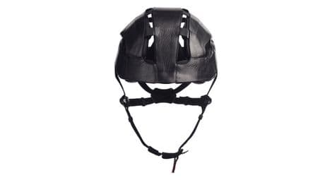 Casque vélo multi-impact hedkayse - cuir noir