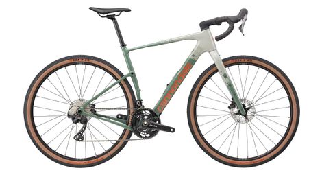 Bicicleta de gravilla Cannondale Topstone Carbon 2 Shimano GRX 12V 700mm Verde