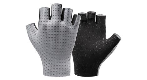 Guantes de ciclismo cortos respirants gris ROCKBROS