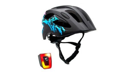 Casque de vélo pour enfants de 6 à 12 ans | graffiti bleu| certifié en1078