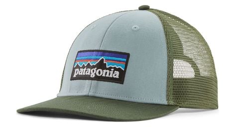 Casquette unisexe patagonia p-6 logo lopro trucker bleu/vert