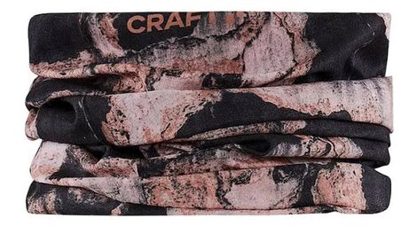 Tour de cou unisexe craft multisport noir corail