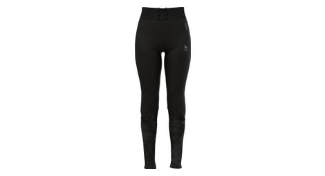 Lange damespanty Odlo Zeroweight Warm Reflecterend Zwart