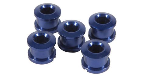 Forward alu 8.5mm x5 chainring bolts blue