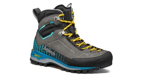 Asolo freney evo mid lth gv grey/blue women's hiking shoes