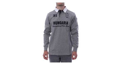 Polo gris homme hungaria international polo team