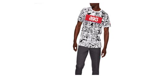 Asics tf m graphic ss 1 tee 2191a260 101 homme blanc t shirts