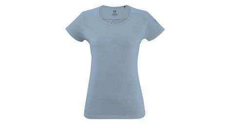 T-shirt femme millet hiking jacquard bleu