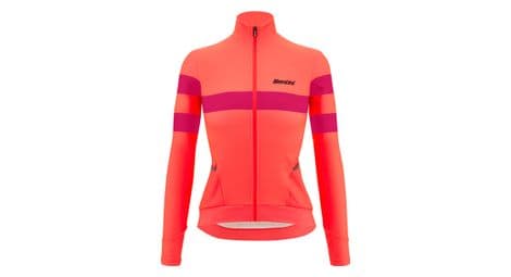Maillot manches longues femme santini coral bengal rose