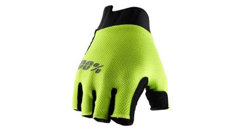 Guantes cortos 100% gel exceeda mujer amarillos