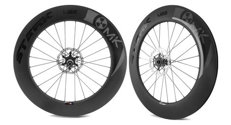 Paire de roue de route makadamm stark u86 disc premium à pneus - 1738gr la paire