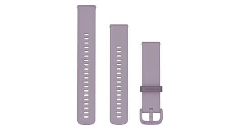 Bracelet de montre garmin quick release 20 mm silicone violet orchid