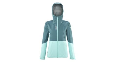 Wasserdichte jacke für damen millet fitz roy blau