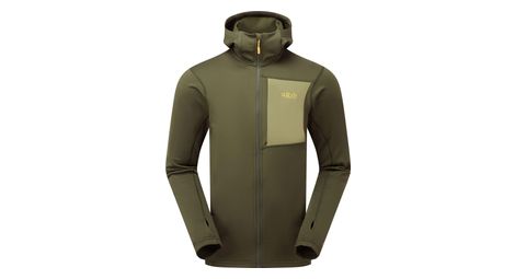 Rab forro polar superflux verde hombre