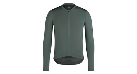 Rapha Pro Team Lightweight Langarm Trikot Grau/Grün Herren