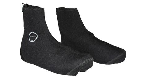 Couvre chaussure velo hiver neoprene noir m zip bande auto agrippante paire