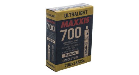 Camera d'aria maxxis ultralight 700 presta 48mm rvc