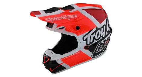 Casco integral troy lee designs se4 polyacrylite rojo/coal