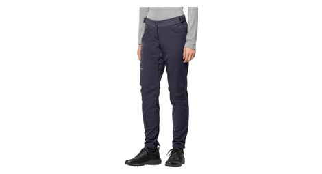 Pantalones jack wolfskin morobbia gris de mujer