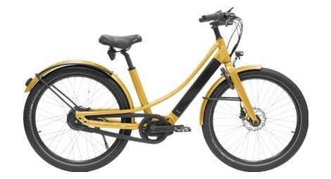 Bicicleta reine de cuadro bajo conectado enviolo city ct 504wh 26'' oro 2022
