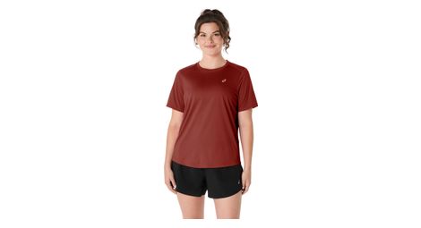 Camiseta de running Asics Core roja para mujer