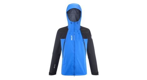 Veste imperméable millet k absolute gore-tex pro bleu/noir