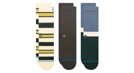 Chaussettes (3 paires) stance the devon crew multicolore