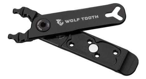 Multi-outil wolf tooth pack pliers - master link combo pliers (4 fonctions) noir