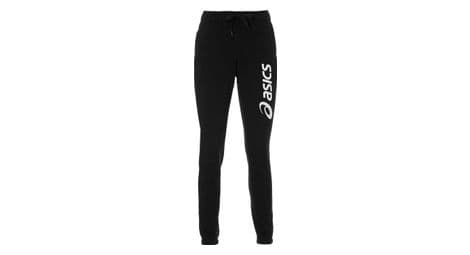 Asics big logo pants black women's