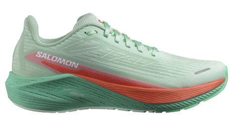 Zapatillas de running para mujer salomon aero blaze 2 verde/rojo