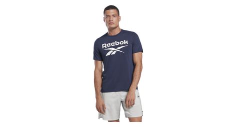 Maillot manches courtes reebok workout bleu