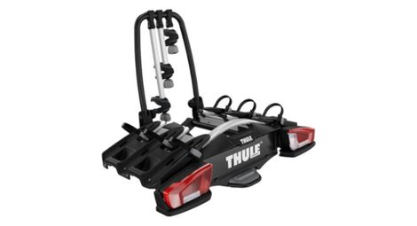 Thule velocompact towbar bike rack 13 pin - 3 bicicletas (compatible con bicicletas eléctricas) gris negro