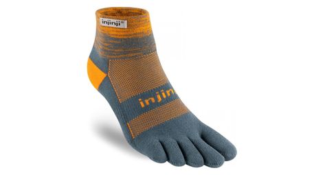 Chaussettes à orteils de running trail midweight mini-crew coolmax unisexe