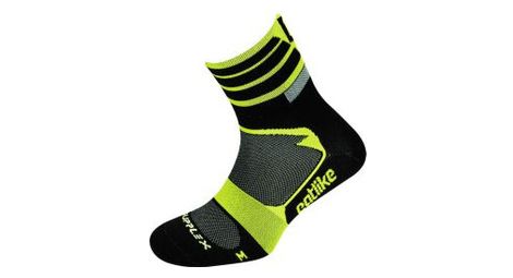 Chaussettes supplex mtb reflector green black