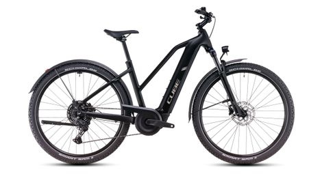 Cube nuride hybrid pro 800 allroad trapezio bicicletta ibrida elettrica shimano cues 10s 800 wh 29'' nero 2025